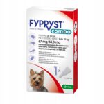 FYPRYST COMBO DROPS AGAINST TICKS AND FLEAS FOR DOGS 2-10kg 1x0.67ml