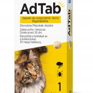 ADTAB TABLET FOR CAT FLEAS AND TICKS 30 days 2-8kg