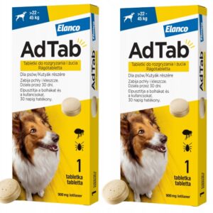 ADTAB TABLETS DOG FLEAS TICKS 60 days 22-45kg