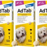 ADTAB TABLETS DOG FLEAS TICKS 90 days 2.5-5kg