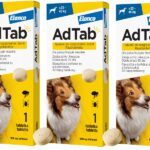 ADTAB TABLETS DOG FLEAS TICKS 90 days 22-45kg