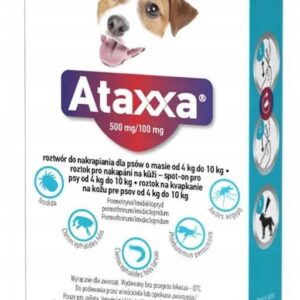 ATAXXA TICK DROPS FOR DOGS 4-10kg 1x1.0ml