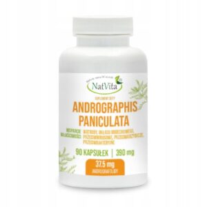 Andrographis Paniculata Extract Immunity Liver 90 Caps 390mg NatVita