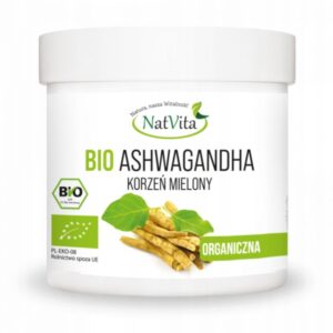 Ashwagandha Organic Ground Adaptogen Ginseng Indian Stress 400g NatVita