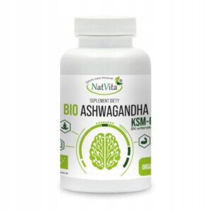 Ashwagandha EXTRACT for Stress KSM-66 BIO Organic 300mg 120 Tab NatVita