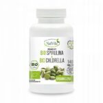 Organic Spirulina + Organic Chlorella Organic Superfood 140 Tablets NatVita