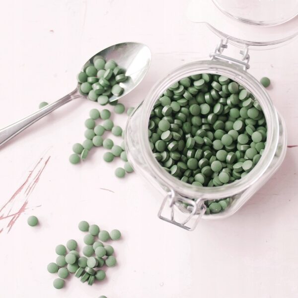 Organic Spirulina + Organic Chlorella Organic Superfood 500 Tablets NatVita - Image 2