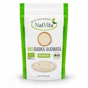 Psyllium Ovata Organic Husk Fiber Ecological Slimming 500g NatVita