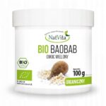 Baobab Organic Ground Fruit Organic Fiber Vitamin C 100 g NatVita