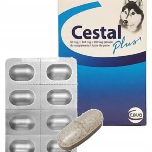 CESTAL PLUS TABLETS DE-WORMING DOGS 8pcs
