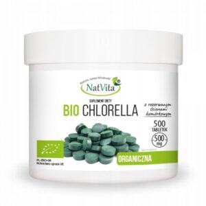 Chlorella BIO Pyrenoidosa Detox Organic 500mg 500 Tablets NatVita