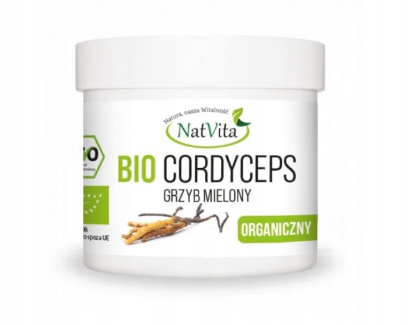 Cordyceps Organic Cordyceps Chinese Mycelium Ground Organic 100g NatVita - Image 1