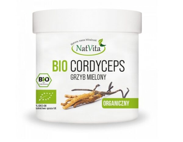 Cordyceps Organic Cordyceps Chinese Mycelium Ground Organic 250g NatVita - Image 1