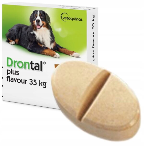 DRONTAL TABLET DEWORMING FOR DOGS 35kg 1pc - Image 1