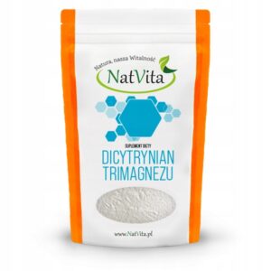 Trimagnesium Dicitrate Magnesium Citrate Anhydrous Pure 200g NatVita