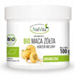Organic Maca Yellow BIO RAW Ground Hormonal System Libido 100g NatVita