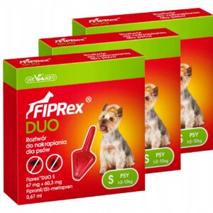 FIPREX DUO DROPS TICKS FLEA DOGS S 90 days