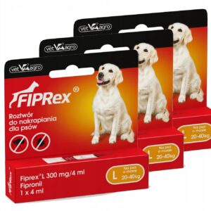 FIPREX DOG TICK DROPS L 20-40kg FOR 90 days