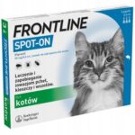 FRONTLINE SPOT-ON DROPS FOR FLEAS AND TICKS FOR CATS PIPETTES 3x0.5ml