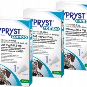 FYPRYST COMBO TICK DROPS FOR DOGS 20-40kg 3x2.68ml