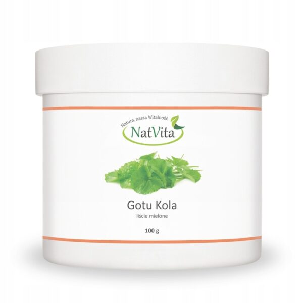 Gotu Kola Centella Asiatica Leaves Ground Stress Natural 100g NatVita - Image 1