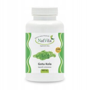Gotu Kola Centella Asiatica Stress Concentration 400mg 100 Capsules NatVita