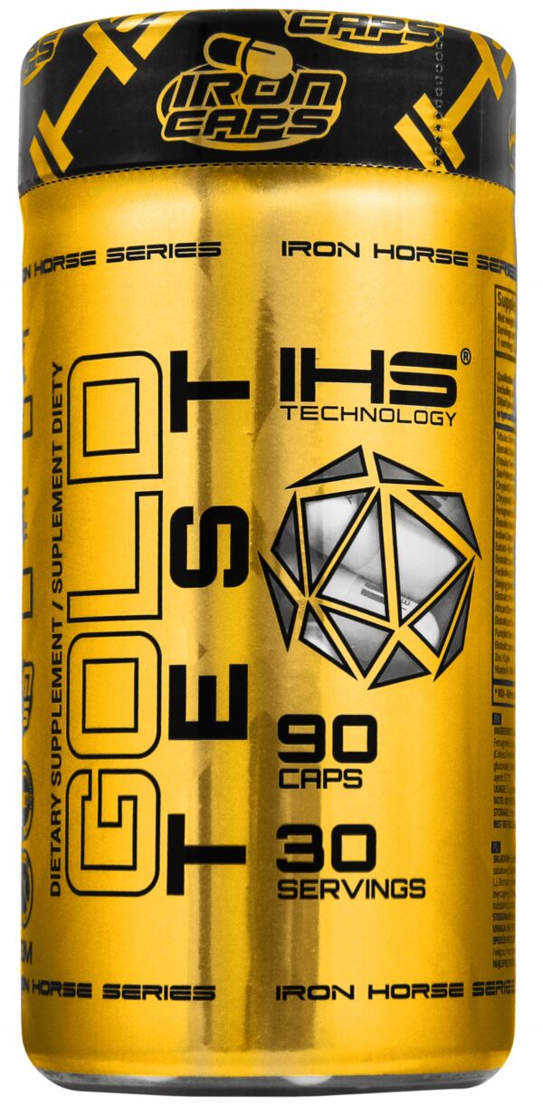 Iron Horse Gold Test 90 Capsules Testosterone Anti-Estrogen - Image 1