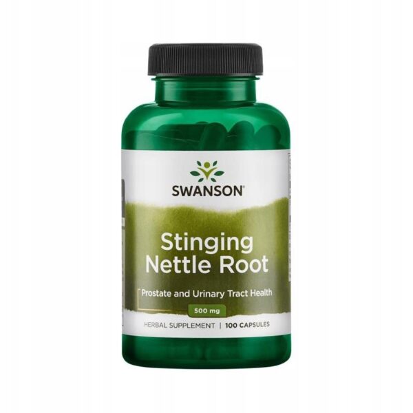 KORZEN-POKRZYWY-500MG-Stinging-Nettle-Root-100-KAPS-PROSTATA-DROGI-MOCZOWE (1) NETTLE ROOT 500MG Stinging Nettle Root 100 CAPS PROSTATE URINARY TRACT - Image 1