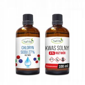 MMS Sodium Chlorite 27% Hydrochloric Acid 4% Activator Water Treatment NatVita