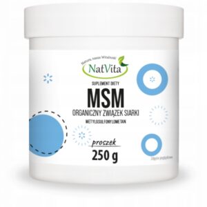 MSM Organic Sulfur Powder Collagen Healthy Joints Tendons 250g NatVita