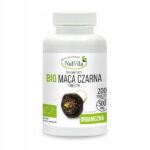 Maca BIO RAW Black Organic Natural Libido Tablets 500mg NatVita