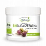 Maca BIO RAW Red Organic Ground Efficiency Energy 100g NatVita