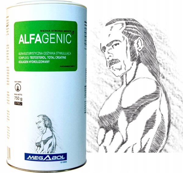 Megabol LIME 750 g ALFAGENIC CREATINE TESTOSTEROL HYDROLYZED COLLAGEN - Image 1