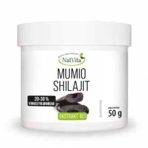 Mumio Shilajit Fulvic Acid Balsam Mountain Extract Strong Bones 50g NatVita