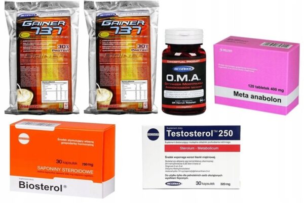 The Strongest Set of Supplements for Mass and Strength + 16kg (Set of 6 ) - Image 1