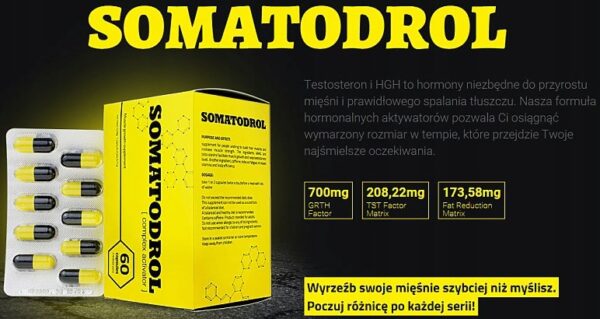 Original the Strongest Somatodrol 60 Caps Muscle Mass Increase Iridium - Image 3