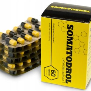 ORIGINAL SOMATODROL 60 caps. HIT 9kg MASS + HGH!