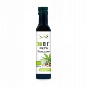 Organic Hemp Oil Cold Pressed Ecological Natural 250ml NatVita