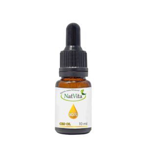 CBD Hemp Oil 10% Oil Highest Quality Full Spectrum 10ml NatVita