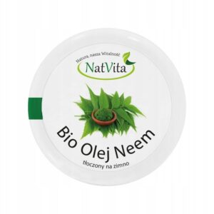 Neem Oil Organic Cold Pressed Organic Natural Fresh 100g NatVita