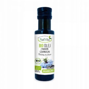 Black Cumin Oil Organic Cold Pressed Natural Liquid 100ml NatVita