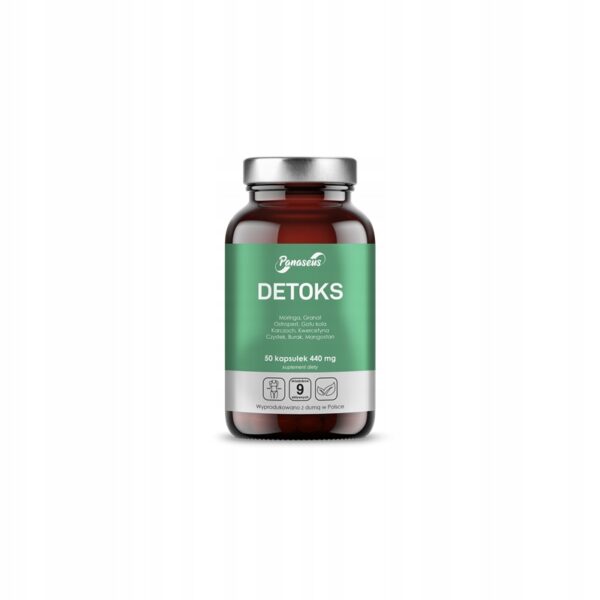 Panaseus Detox 440 mg 50 capsules CLEANSING - Image 1