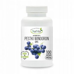 Grape Seed OPC Grape Seed Extract 100 Capsules 640mg NatVita