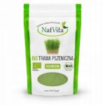 Wheat Grass Organic Ground Powder Young Wheat Vitamins 170g NatVita