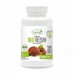 Reishi Organic Vital Mushroom Immunity Memory Stress 500mg 100 Capsules NatVita