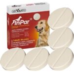 DOG DEWORMING AGENT INPAR TABLETS FOR WORMS, PARASITES, TAPEWORMS 5 pcs