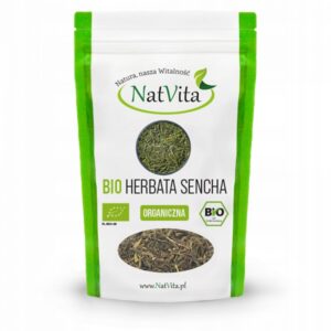 Sencha Organic Green Tea Japanese Organic Stress Tea 100g NatVita