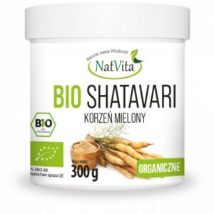 Shatavari Organic Ground Female Hormones Organic Libido 300g NatVita