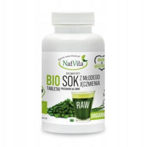 Young Barley Grass Juice BIO Tablets 500mg Eco Vitamins 150 tabl. NatVita