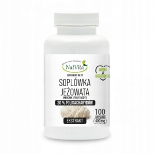 Lion's Mane Mushroom Ground Memory Concentration 100 Capsules NatVita